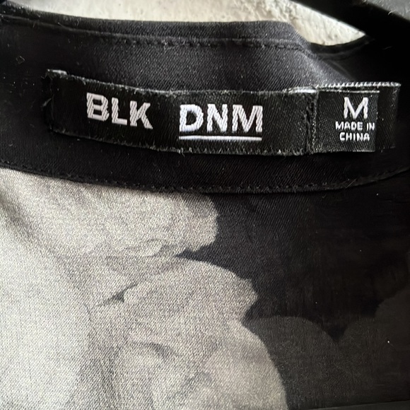 BLK DNM Floral Silk Blouse - Picture 2 of 4